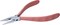 The Beadsmith Satin Touch Round Nose Pliers, 5.75 inches (145mm) with polished steel head, comfortable contoured grip handles and double-leaf springs, tool for jewelry making